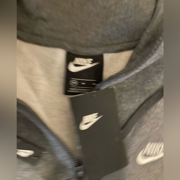 Nike Full-Zip Hoodie Hooded Jacket Charcoal Gray Men’s Medium NWT - Picture 5 of 8